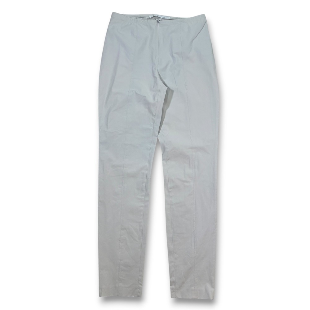 EUC Raffaello Rossi Giga Light Grey Stretch Cigaret Pants Womens 36 (US 6)